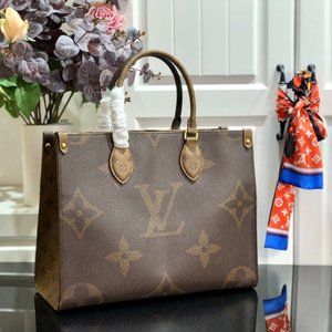 LV Onthego MM 2way shoulder hand bag